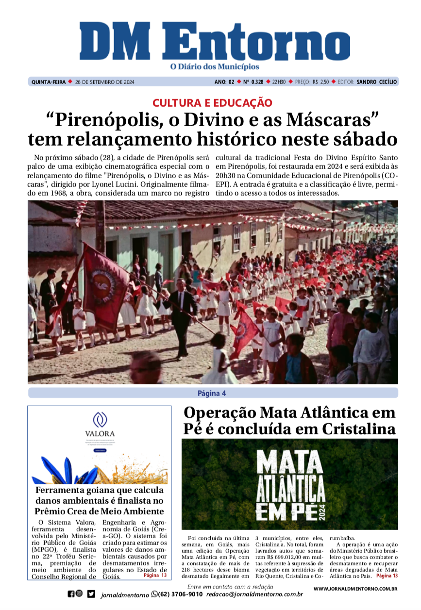 Capa da edição